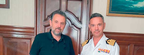 Recepción Escuela Naval Militar de Marín